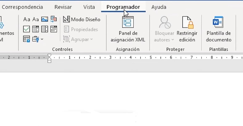 PDF rellenable en Word