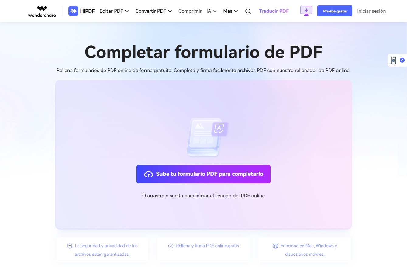PDF rellenable