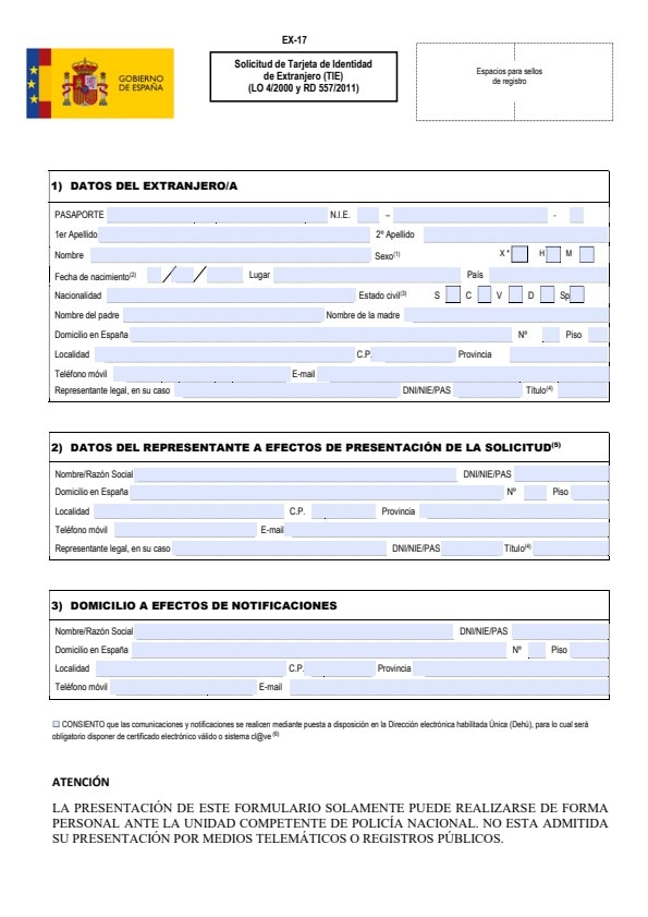 formulario ex17