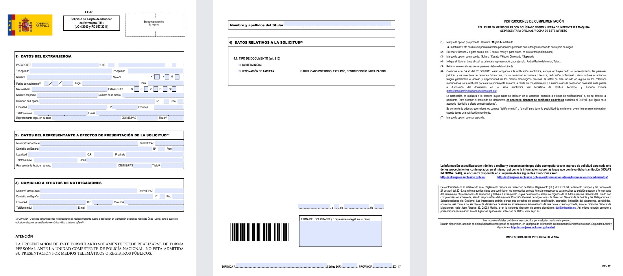 formulario ex17