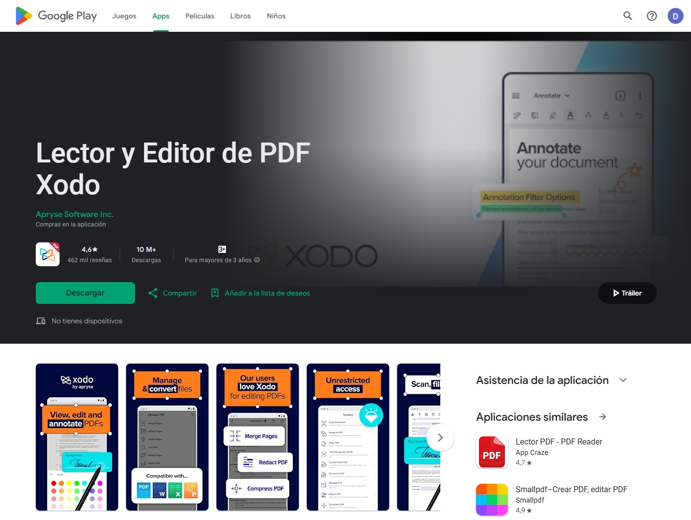 editores de PDF para Android gratuitos