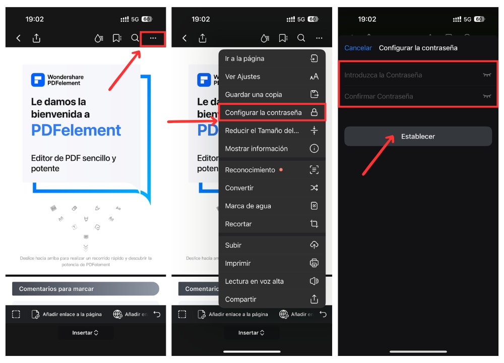 proteger PDF en móviles con PDFelement