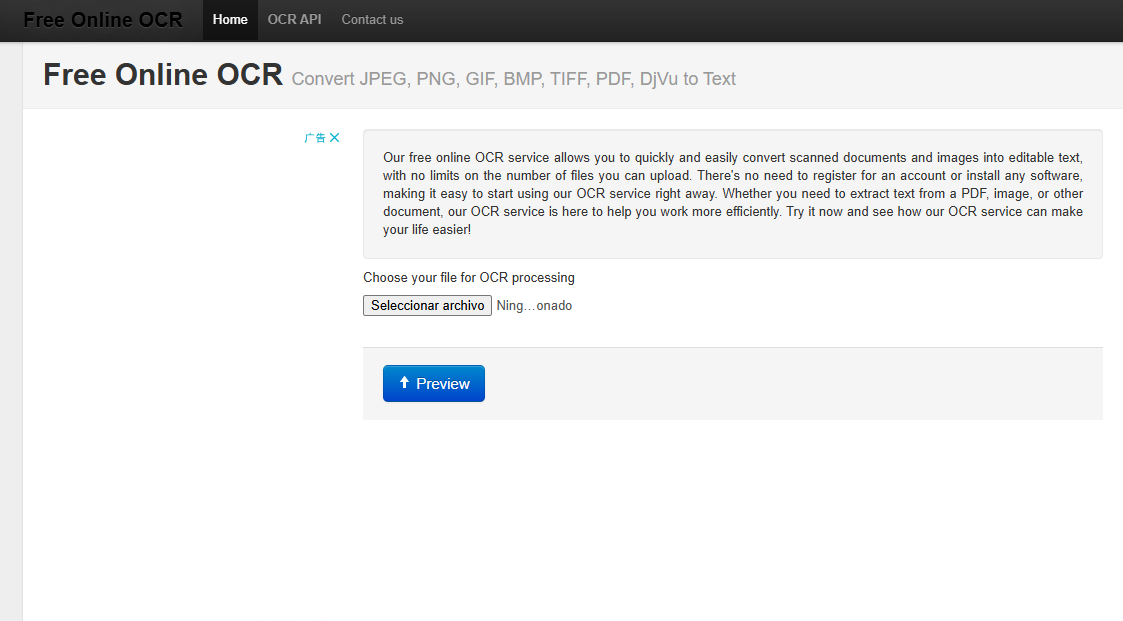 OCR PDF online en NewOCR