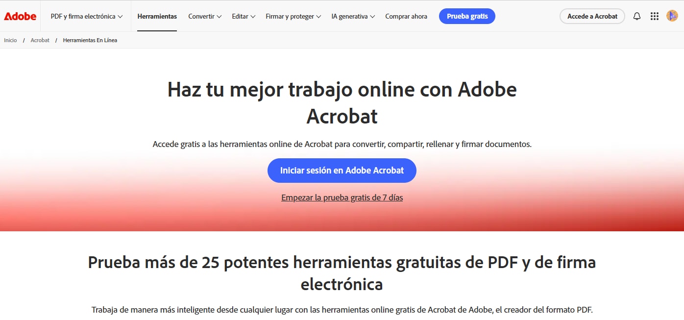 Adobe Acrobat Reader Online – Lector de PDF online seguro y compatible
