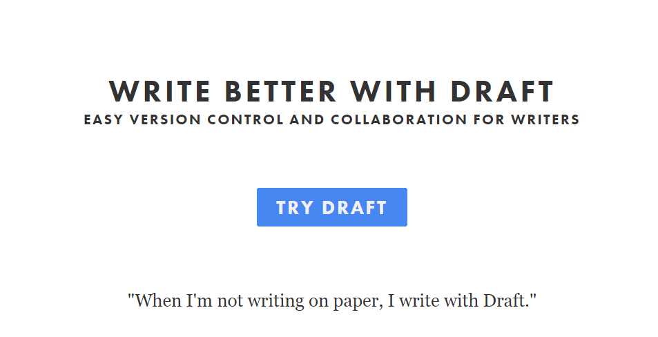 Editor online de Markdown - Draft