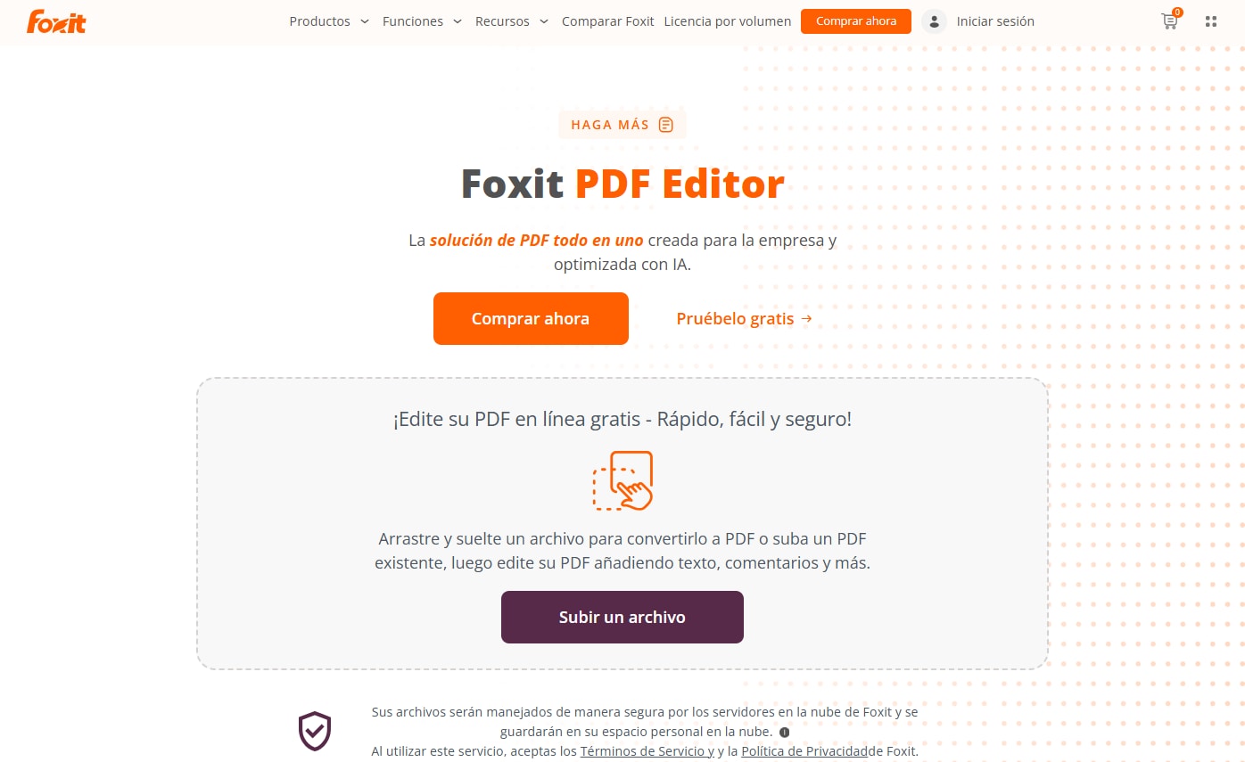 Foxit PDF Reader Online – Lector de PDF online ligero para uso profesional
