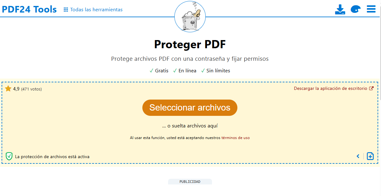 proteger PDF con PDFelement