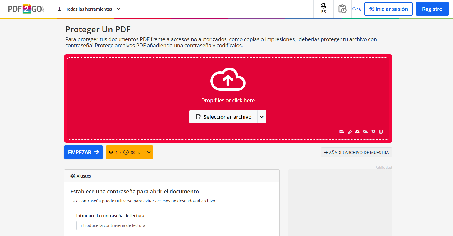 proteger PDF con PDFelement
