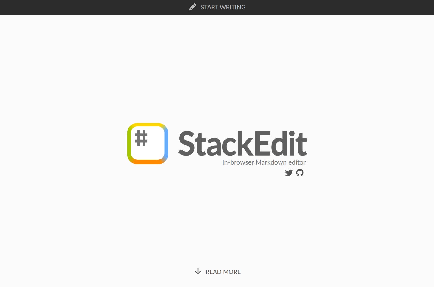 Editor online de Markdown - StackEdit