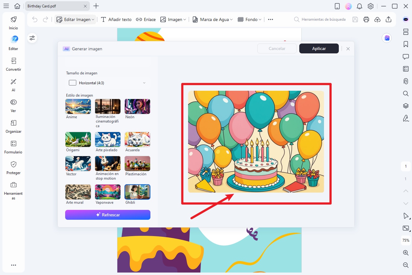 Crear imágenes de feliz cumpleaños para usar en WhatsApp