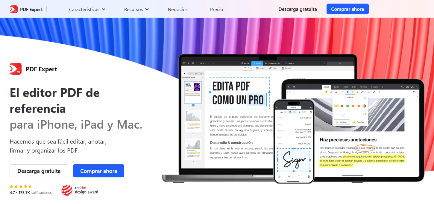 convertir DOC a PDF con PDF Expert