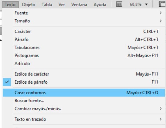 vectorizar texto en Adobe Illustrator