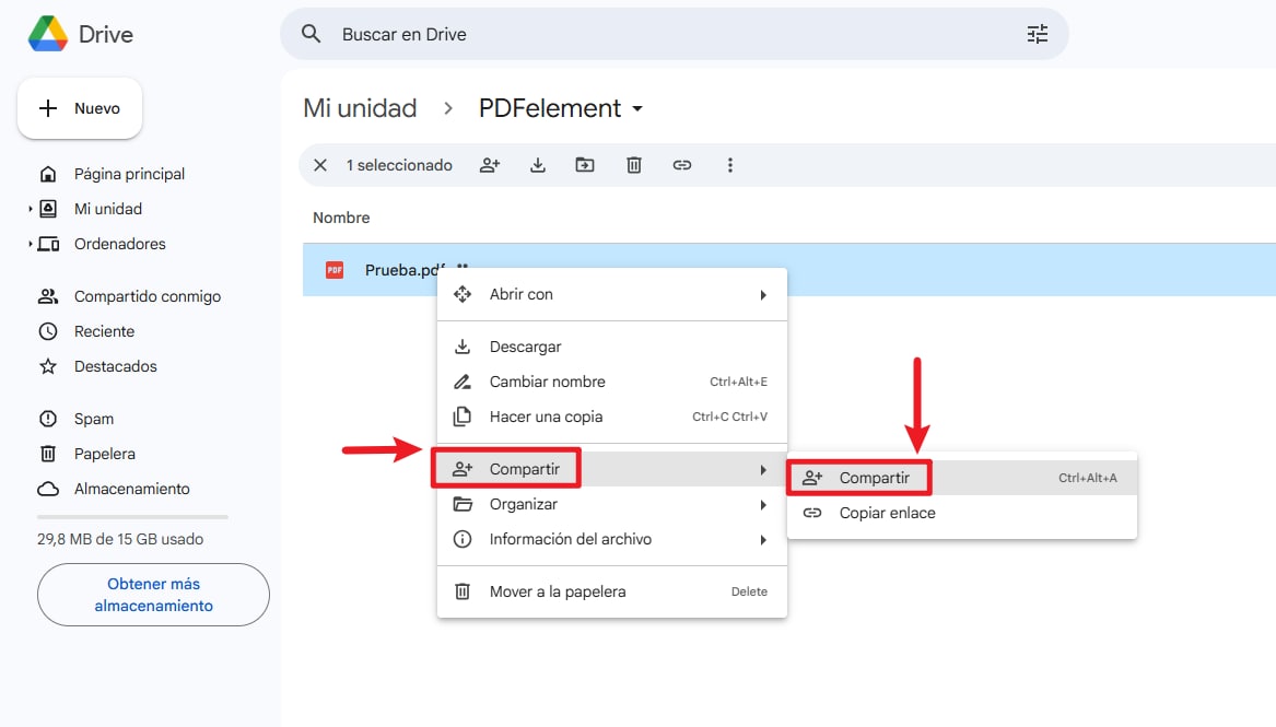 Utilizar Google Drive para bloquear PDF gratis