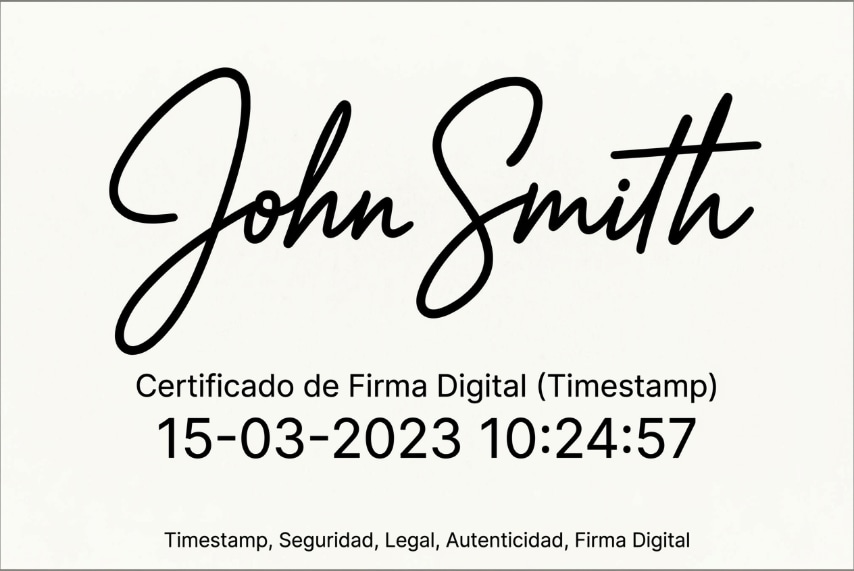 Qué es la marca de tiempo de una firma digital