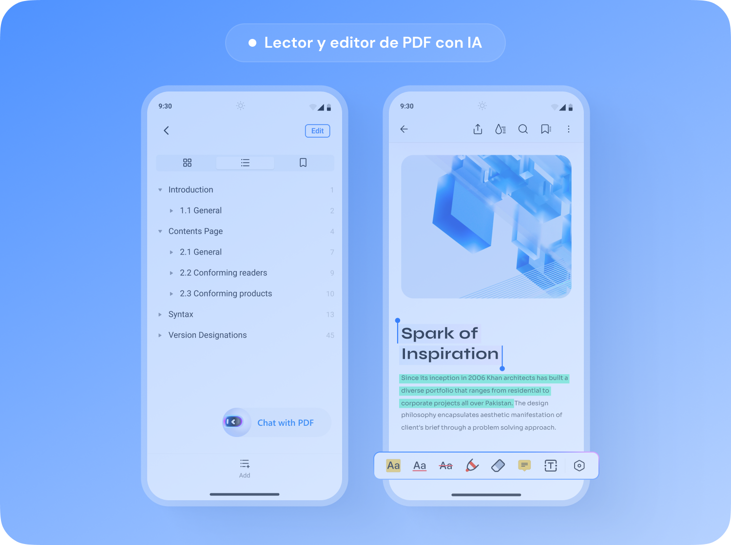 Lector de PDF para Android con inteligencia artificial