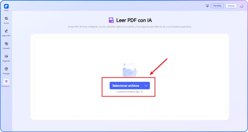 Leer PDF con IA paso 1