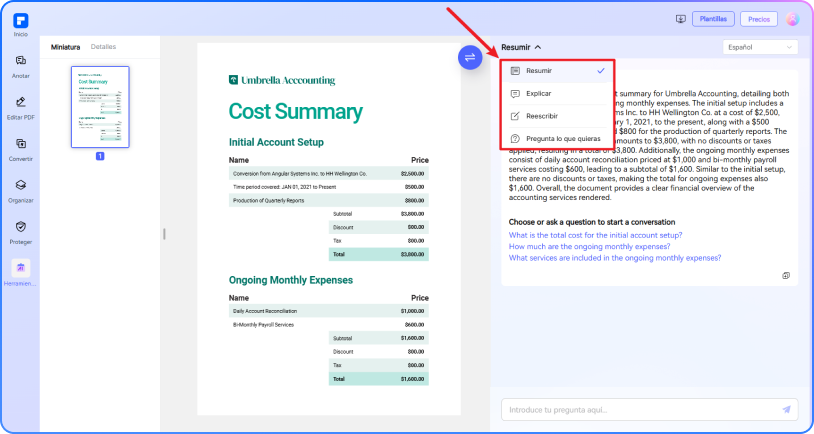 Leer PDF con IA paso 2