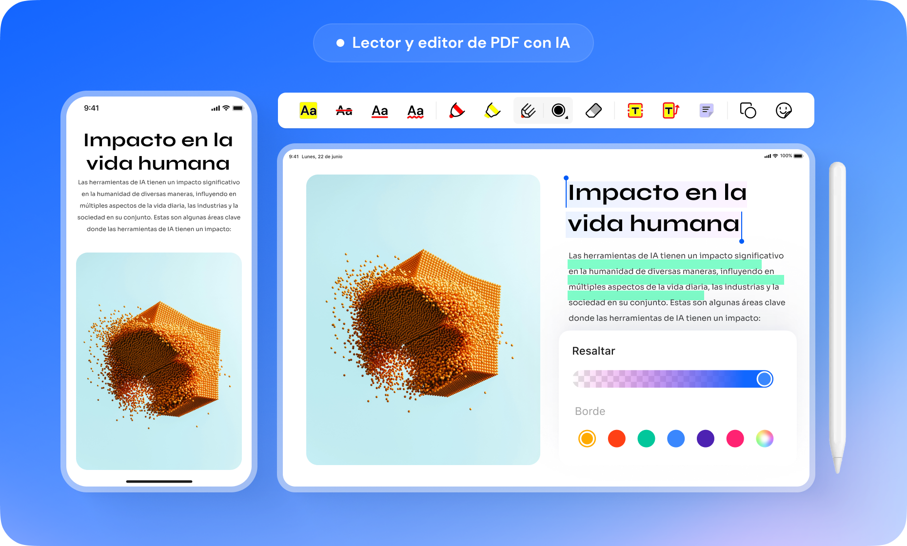 editor de PDF para iOS con IA