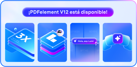 ¡PDFelement V12 ya está disponible!