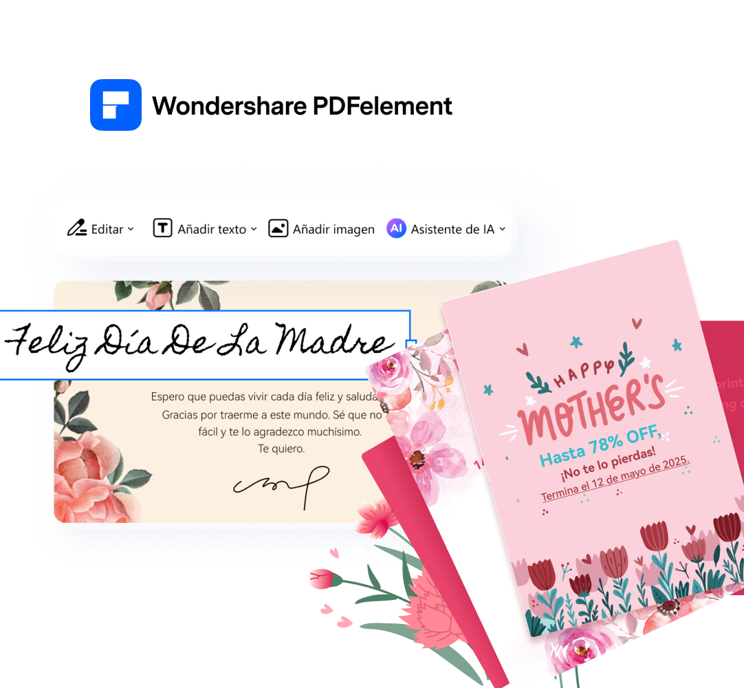 Creador de tarjetas del Día de la Madre