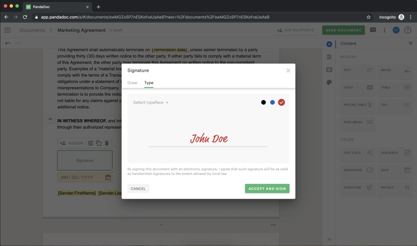 PandaDoc: firma electrónica orientada a documentos comerciales