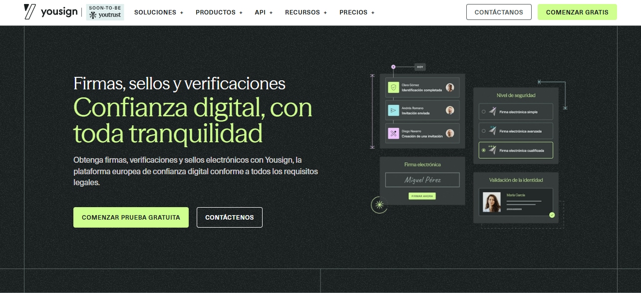 Yousign: una alternativa europea a DocuSign con foco en eIDAS