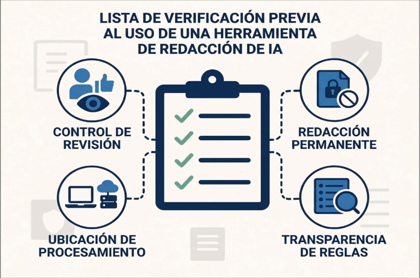 verificaciones previas antes de usar censura con ia