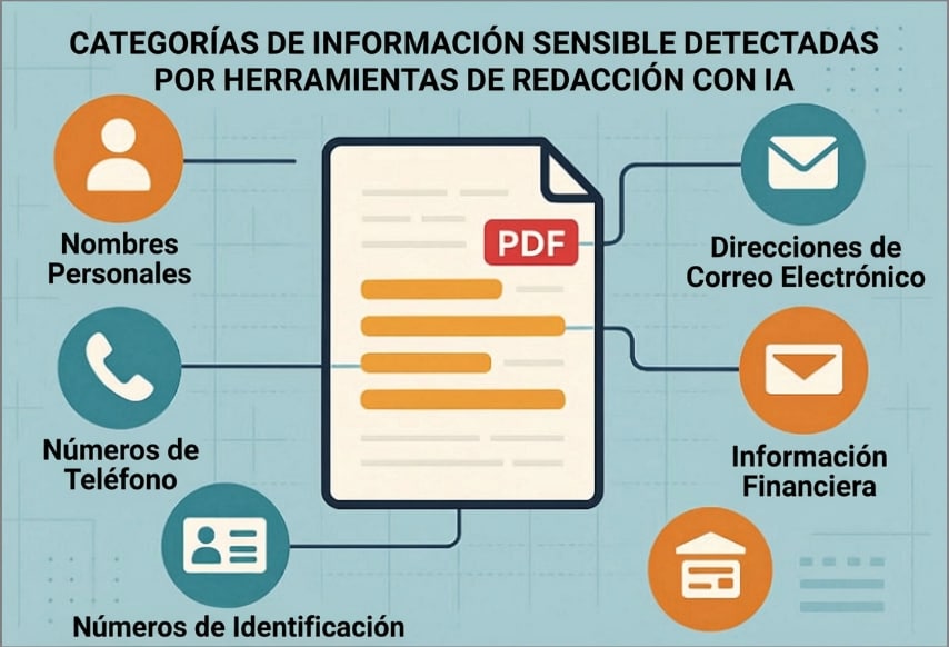 información detectada por censura de pdf con ia