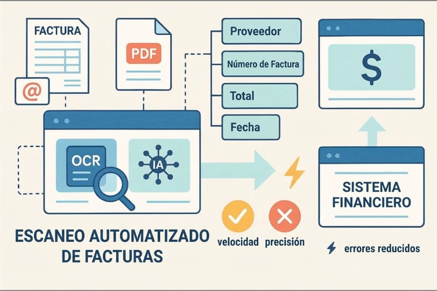cómo funciona el OCR para facturas con inteligencia artificial