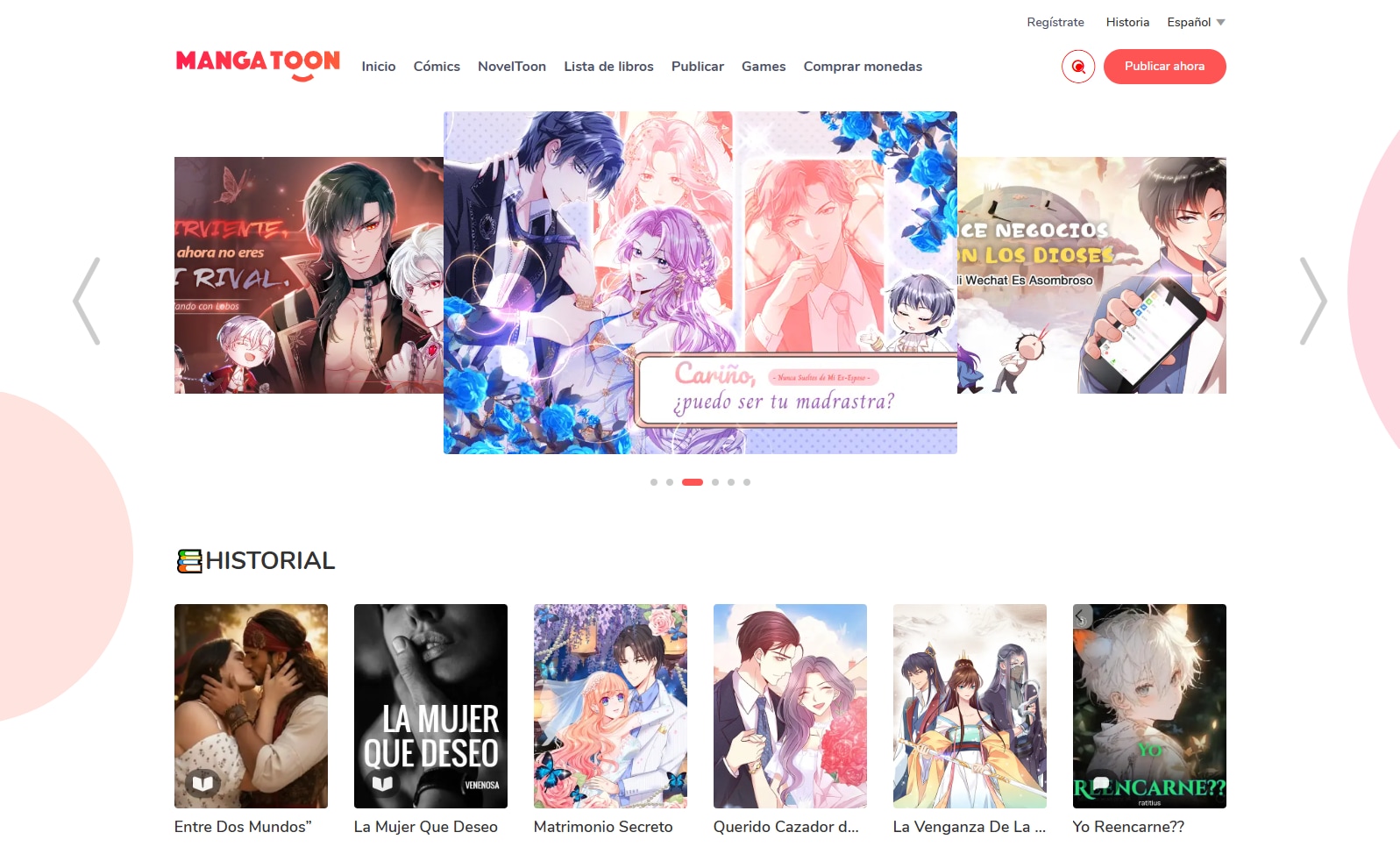 MangaToon: manhua chino y manhwa coreano en español