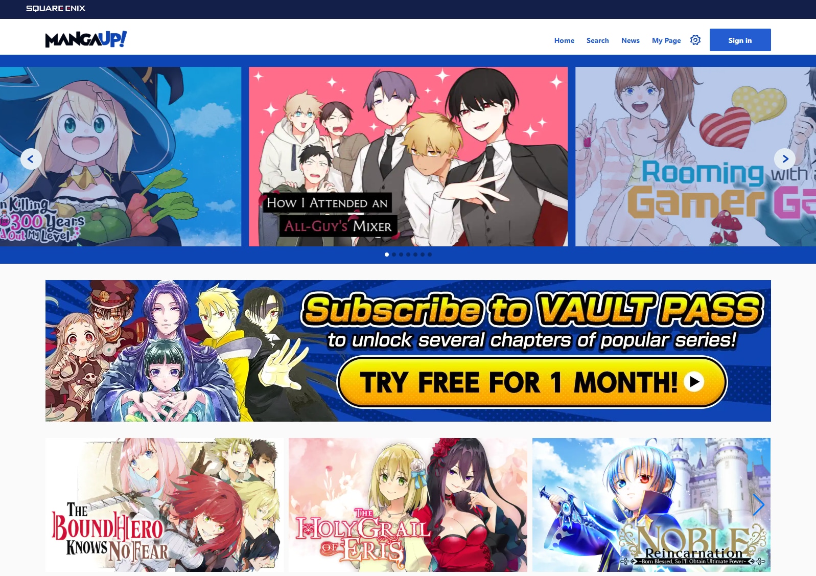 Manga UP! by Square Enix: manga legal de Fullmetal Alchemist y más