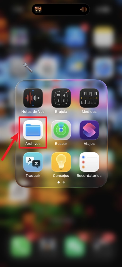 Abre la app Archivos