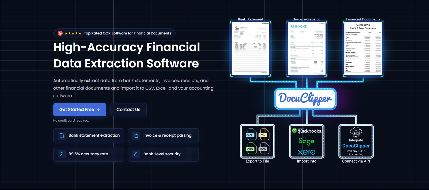 DocuClipper — Precisión del 97 % para contables y gestorías