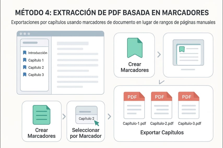 Extracción de PDF basada en marcadores