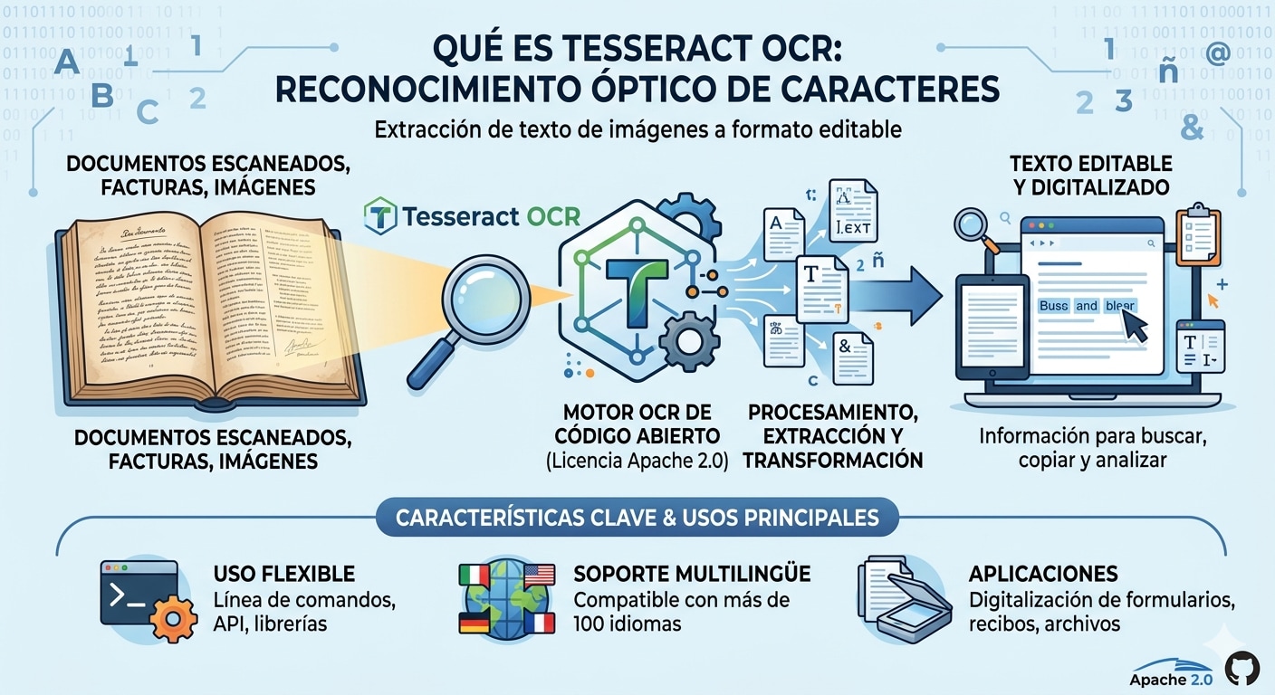 Qué es Tesseract OCR