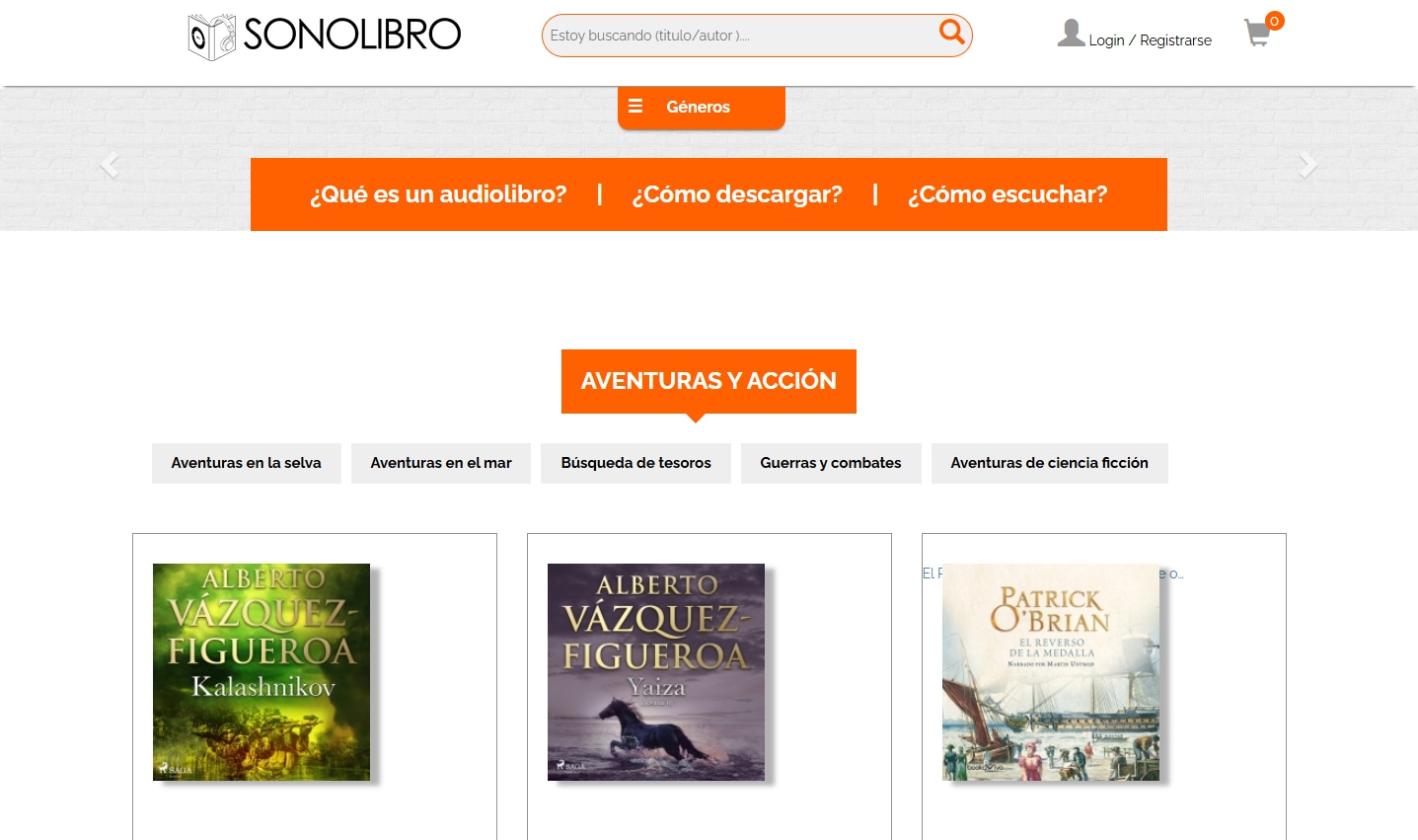 Sonolibro audiolibros gratis en español con narración dramatizada
