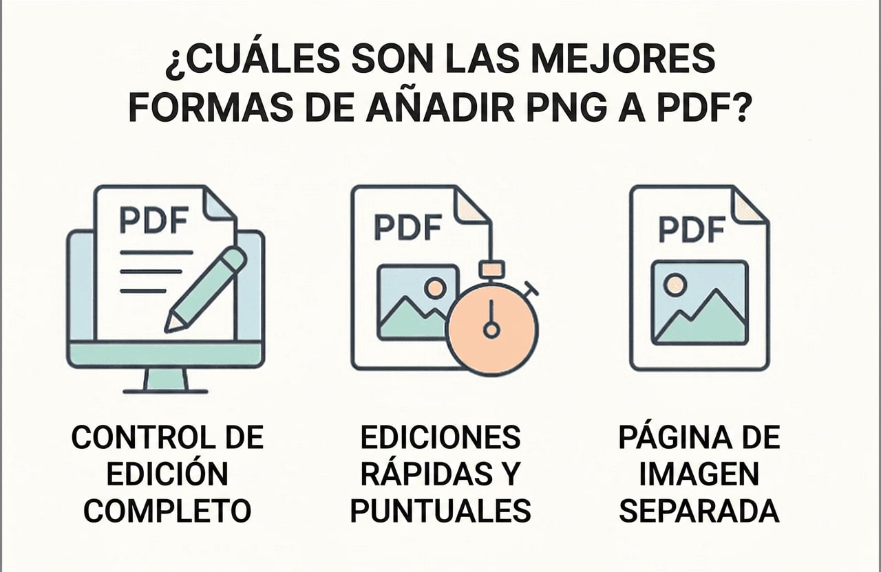 formas de añadir un PNG a un PDF
