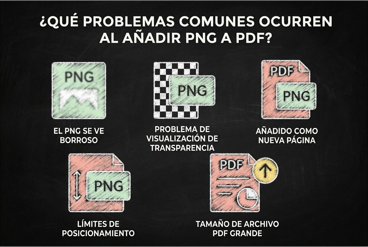 problemas al añadir PNG a PDF
