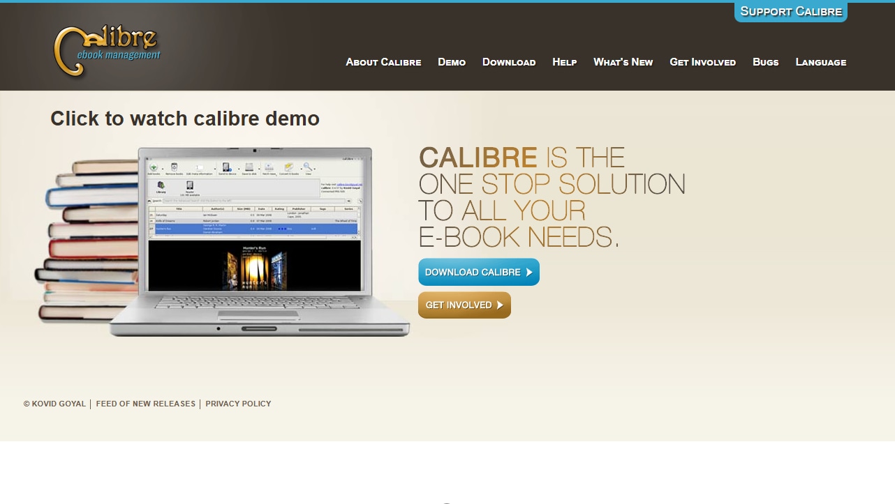 Calibre para convertir CBR a PDF