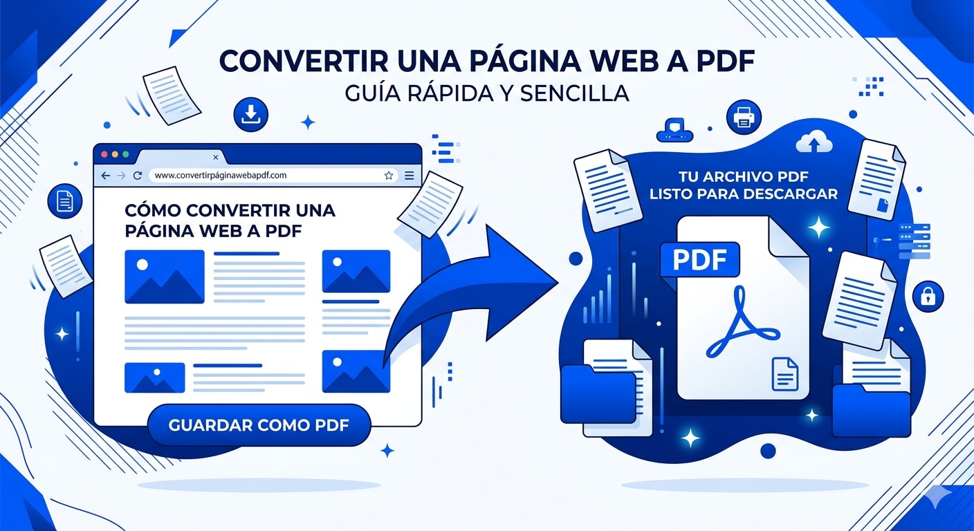 Cómo convertir una página web a PDF fácilmente