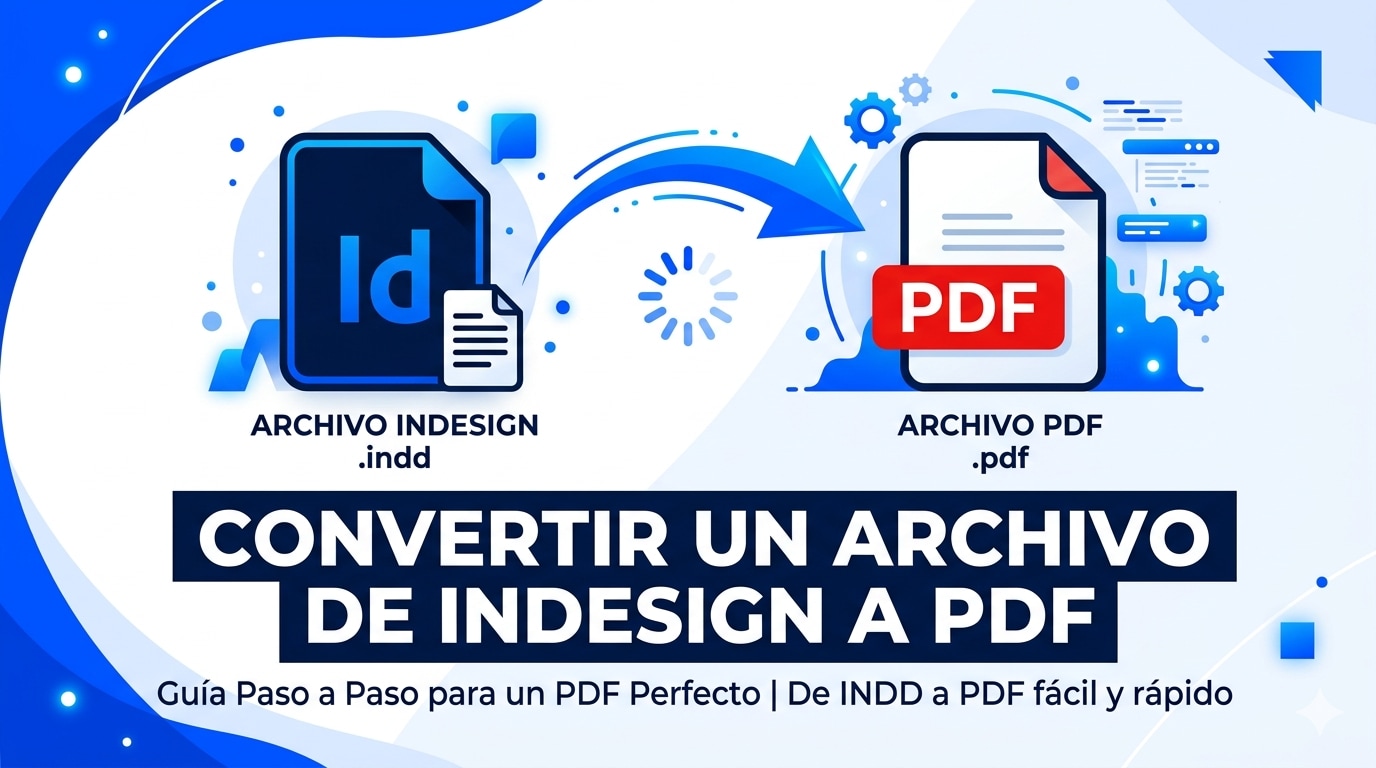 Cómo convertir un archivo de InDesign a PDF