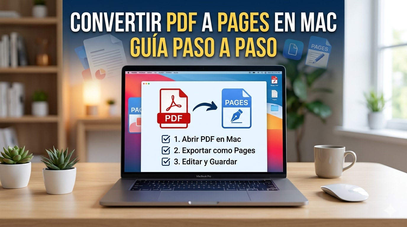 Cómo convertir un PDF a Pages sin perder formato