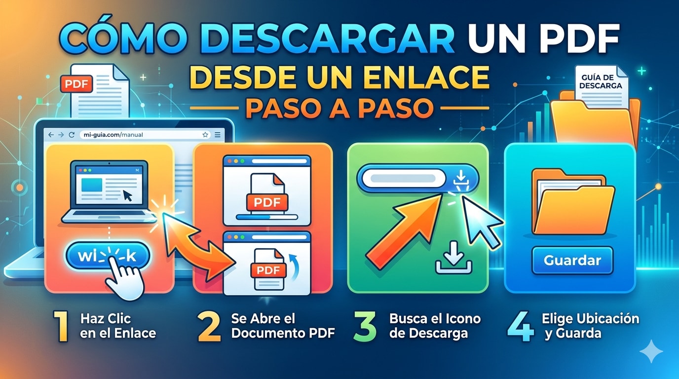 Cómo descargar un PDF desde un enlace paso a paso