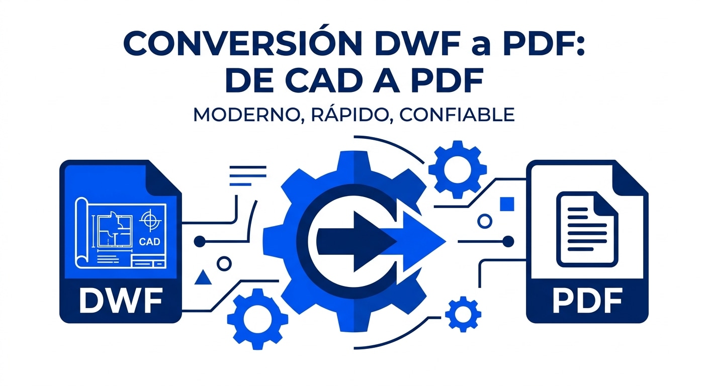 Cómo convertir DWF a PDF online, gratis y sin perder el diseño