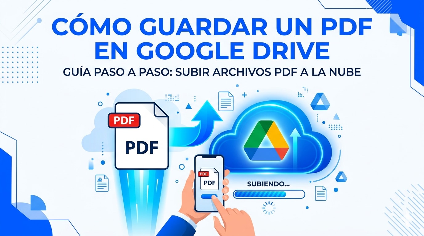 Cómo guardar un PDF en Google Drive paso a paso