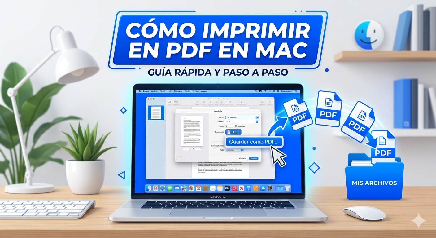 Cómo imprimir en PDF en Mac: guía para guardar documentos como PDF