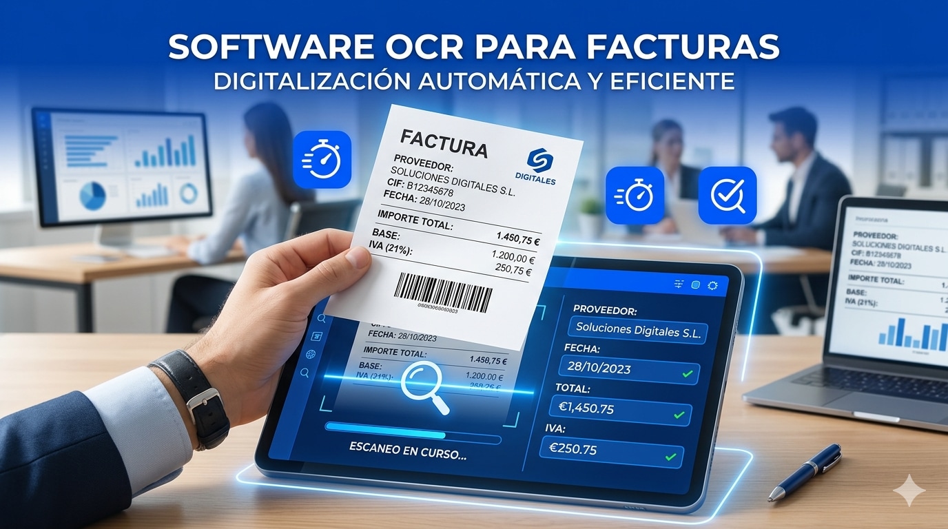 Los mejores programas OCR para facturas en 2026 | Comparativa