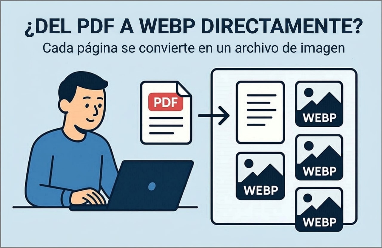 Convertir PDF a WEBP online
