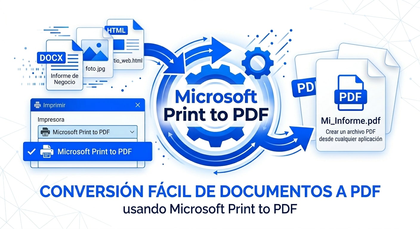 Microsoft Print to PDF: cómo imprimir a PDF en Windows 11/10