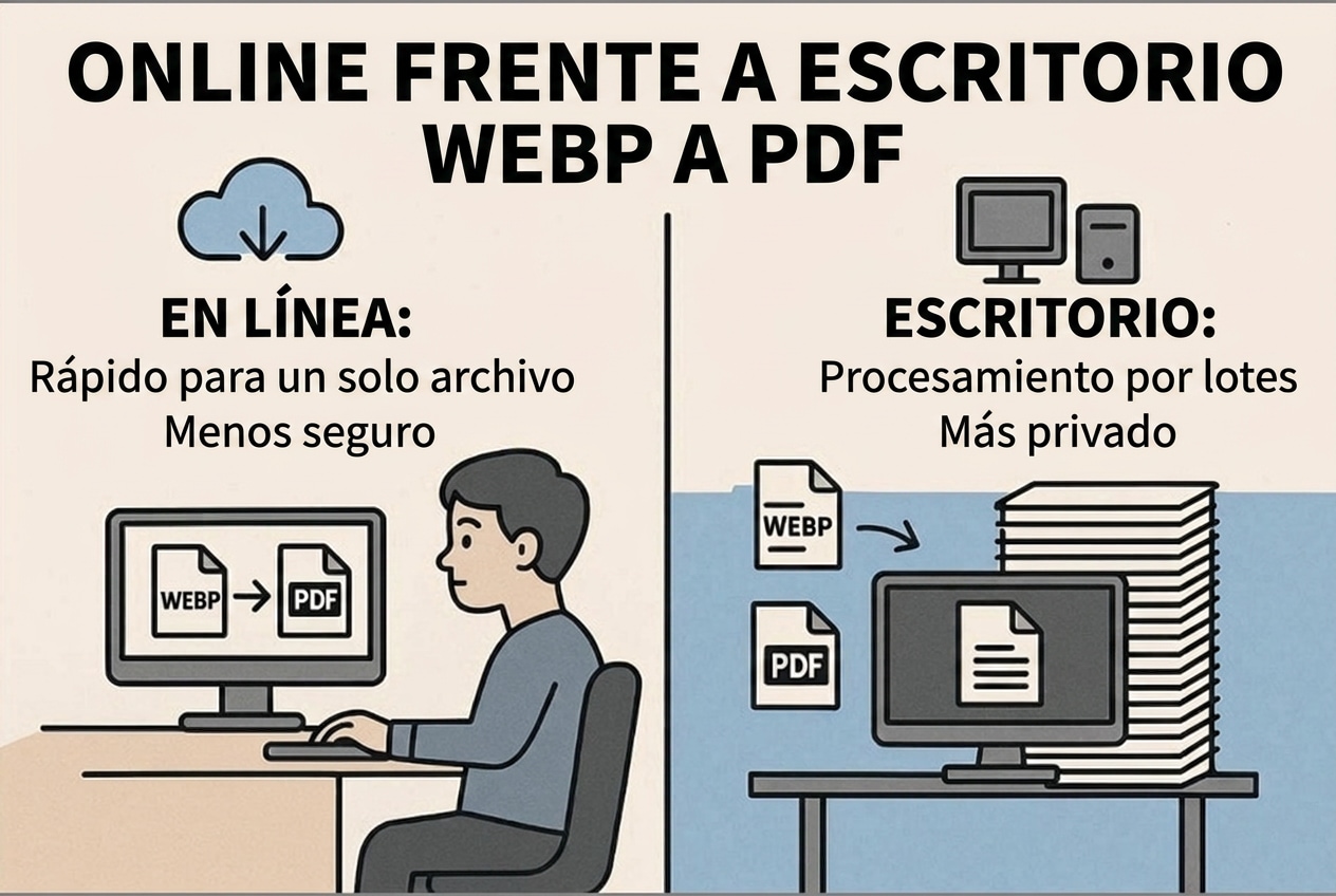 diferencias entre convertidor online y herramienta de escritorio